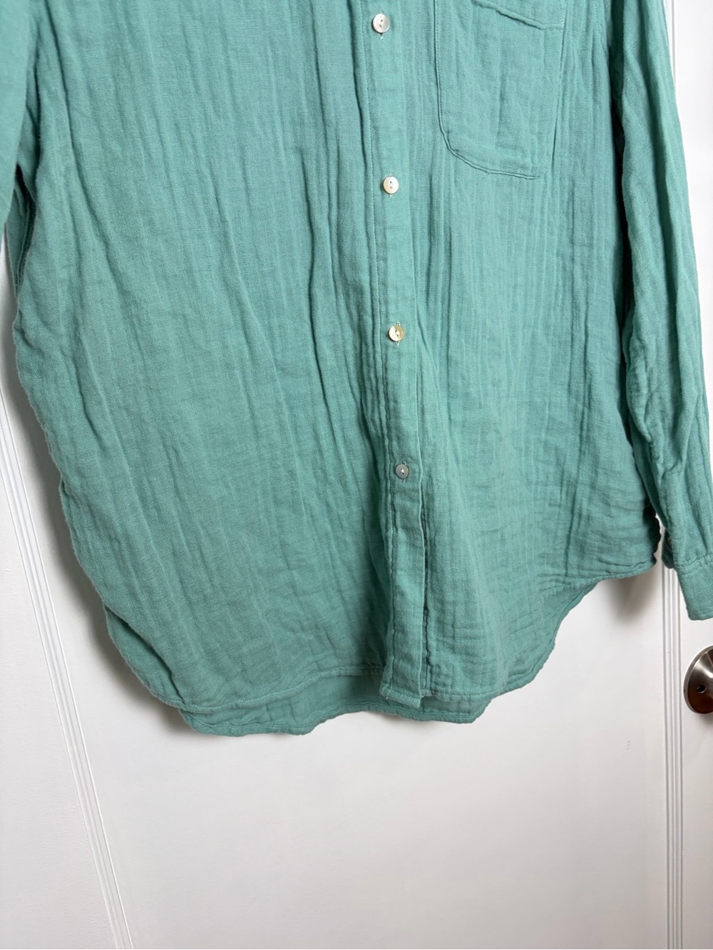 Rails Ellis Organic Cotton Gauze Button-Up Shirt - Picture 16 of 16